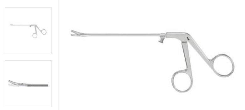 Назальні ножиці вправо вигнуті 130 мм